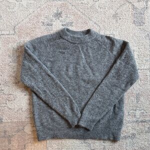 Zara Soft Gray Knit Pullover